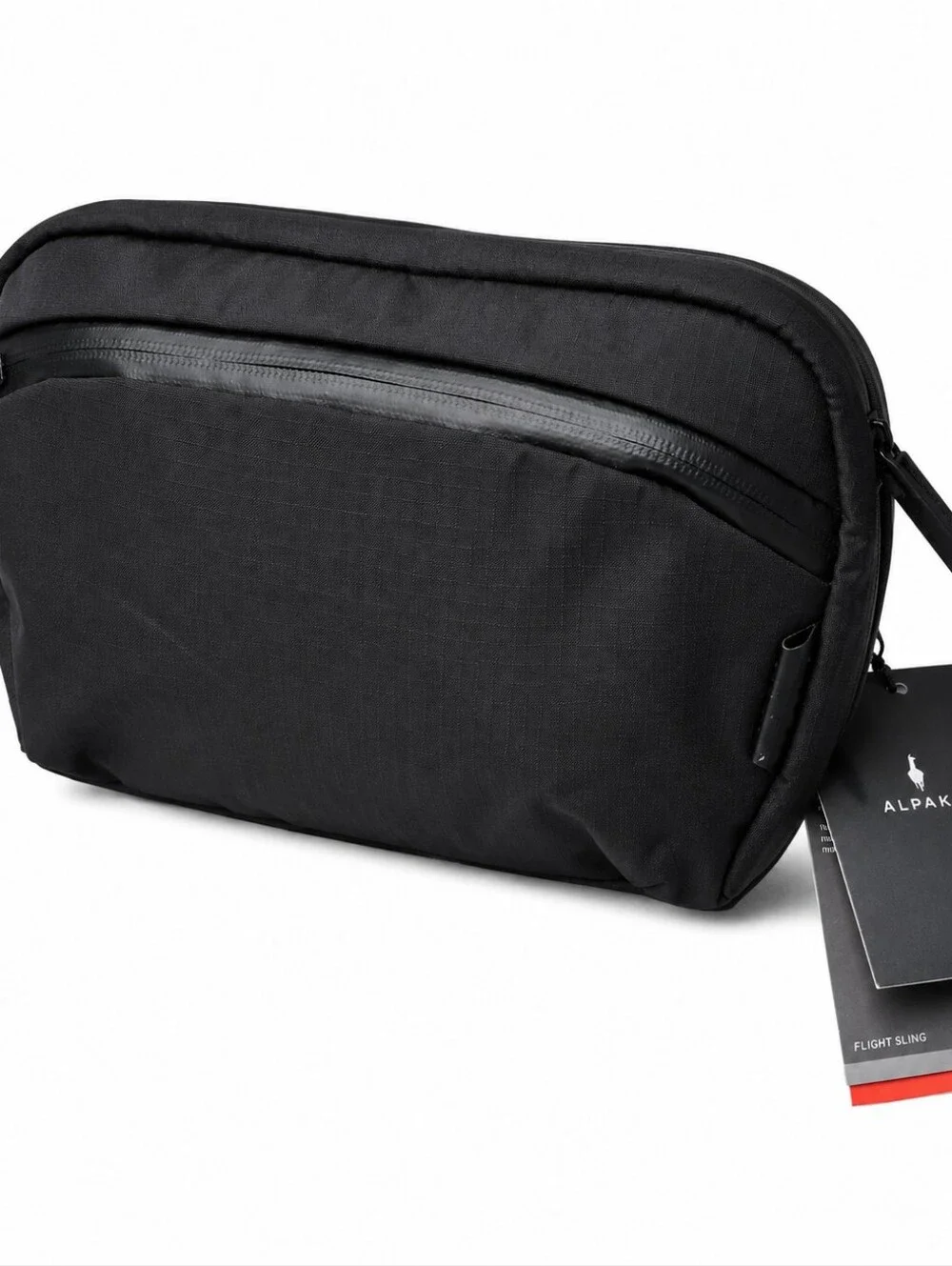 NWT Alpaka FLight Sling Black Axoflux 21OD Waterproof Crossbody Travel Bag